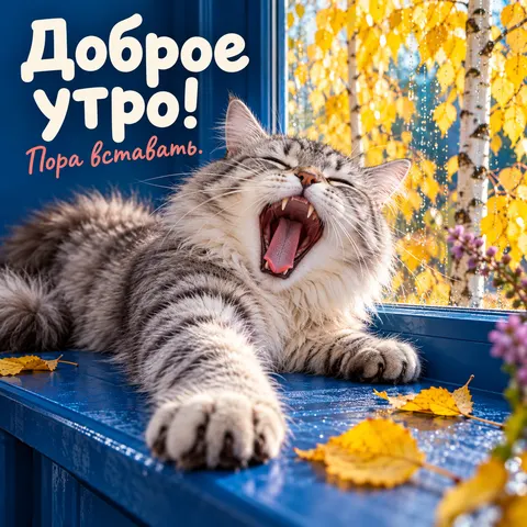 Доброе утро! Пора вставать