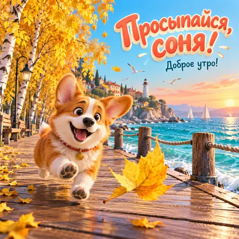 Проснись соня! Доброе утро!